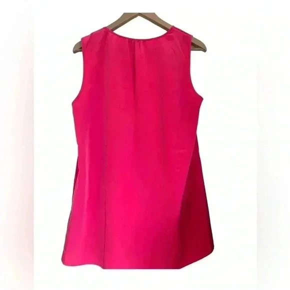 Nicolle Miller,  hot pink tunic with lace - Picture 3 of 4